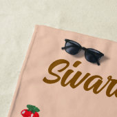 Serviette De Plage Lapin au crochet doux (En situation)