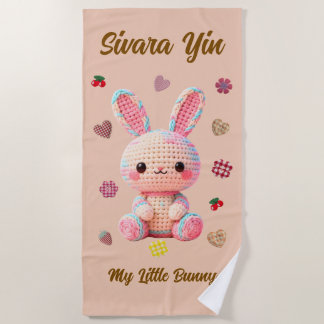 Serviette De Plage Lapin au crochet doux