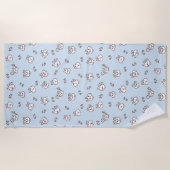 Serviette De Plage Lapin mignon (Devant)