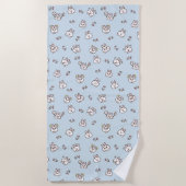 Serviette De Plage Lapin mignon (Devant)