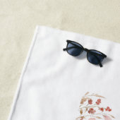 Serviette De Plage Lapin mignon (En situation)