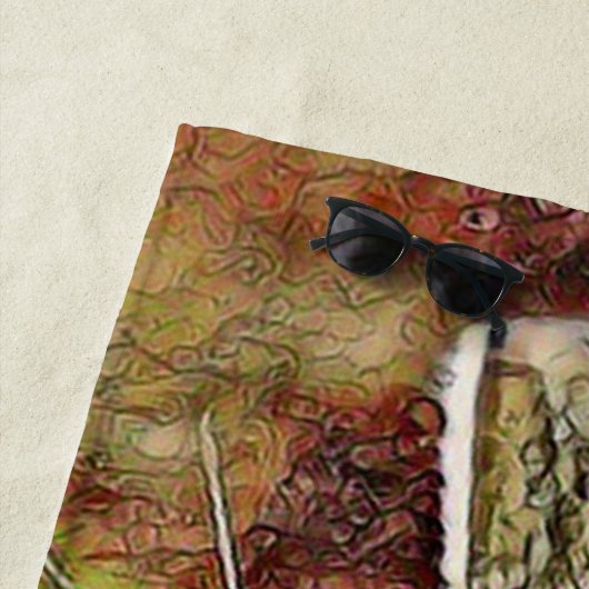 Serviette De Plage lapin toony (En situation)