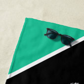 Serviette De Plage L'argent peut acheter Cheval Mint Green (En situation)