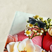Serviette De Plage L'art des lèvres florales (En situation)