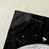 Serviette De Plage L'art d'impact de baseball – Conception d'éclabous (En situation)
