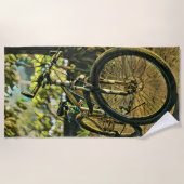 Serviette De Plage L'artisanat du vélo (Devant)