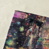 Serviette De Plage Las Vegas Noël & Nouvel An en aquarelles (En situation)