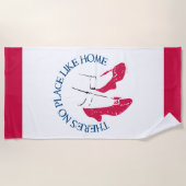 Serviette De Plage L'Assistant D'Oz™ | Il n'y a pas d'endroit comme l (Devant)