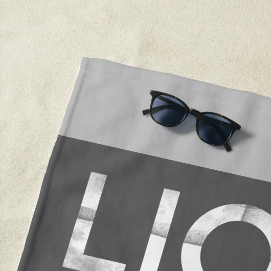Serviette De Plage L'Assistant D'Oz™ | Lions Tigers & Ours Oh My! (En situation)
