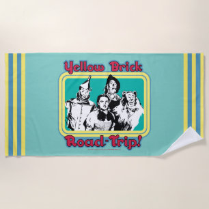 Serviette De Plage L'Assistant D'Oz™ Route en brique jaune!