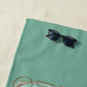 Serviette De Plage L'Assistant D'Oz™ | Storbook Yellow Brick Road (En situation)
