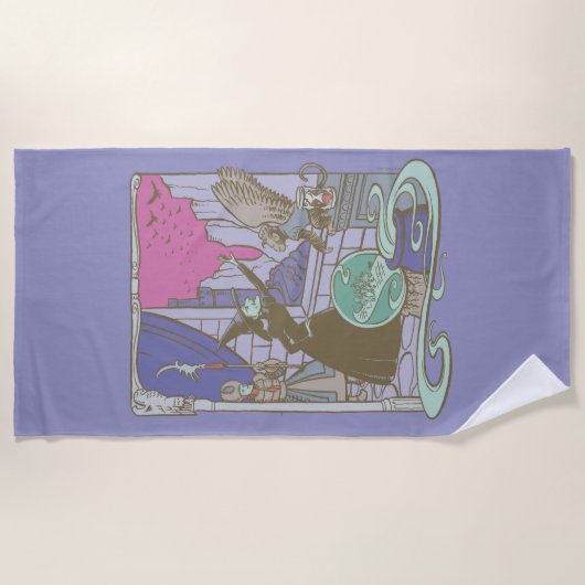 Serviette De Plage L'Assistant D'Oz™ | Storybook Wicked Witch™ (Devant)