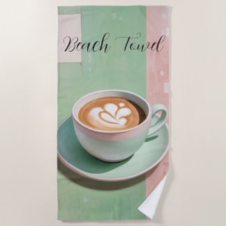 Serviette De Plage Latte Pastel