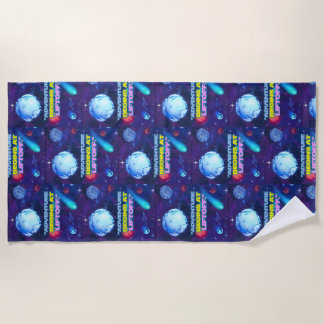 Serviette De Plage L'aventure commence à l'élévateur isolé