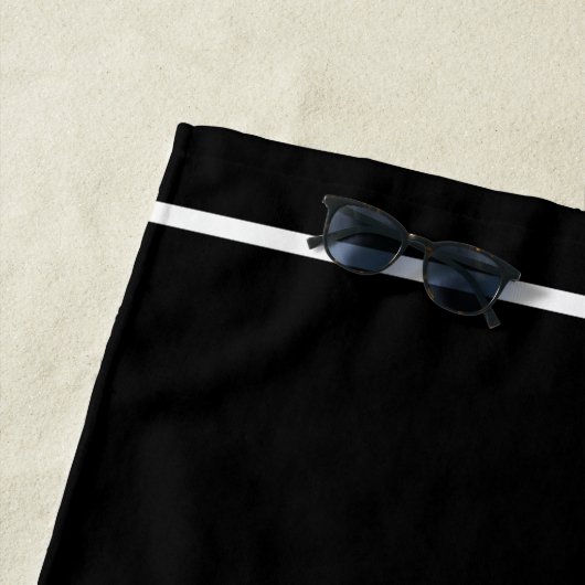 Serviette De Plage Lazy arrive Ours Polaire (En situation)