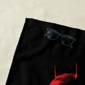 Serviette De Plage Le Batman Cape & Logo (En situation)