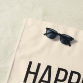 Serviette De Plage Le bonheur a vos clous faits (En situation)