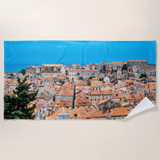 Serviette De Plage Le centre historique de Dubrovnik (Devant)