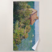 Serviette De Plage Le chalet des pêcheurs Claude Monet (Devant)