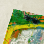 Serviette De Plage Le Chaos Stalker - Neon Ballet (En situation)