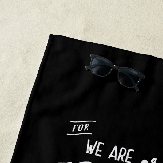 Serviette De Plage Le chef d'oeuvre de Dieu (En situation)