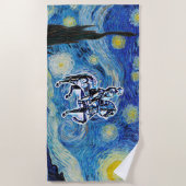 Serviette De Plage Le chevalier étoilé (Devant)