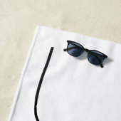 Serviette De Plage Le Chien-taureau noir de France s'installe dans se (En situation)