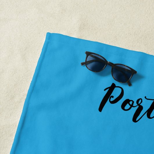 Serviette De Plage Le coq portugais de Barcelos (En situation)