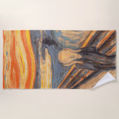 Serviette De Plage Le cri (Devant)