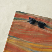 Serviette De Plage Le cri de Munch (En situation)