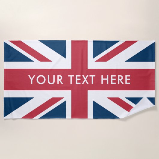 Serviette De Plage Le drapeau britannique Union Jack (Devant)