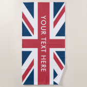 Serviette De Plage Le drapeau britannique Union Jack (Devant)