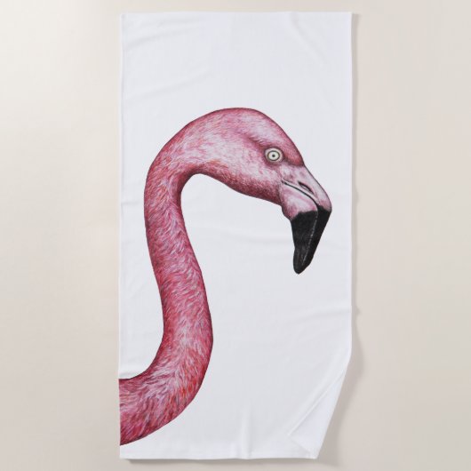 Serviette De Plage Le Flamant (Devant)