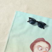 Serviette De Plage Le grand artiste du printemps (En situation)