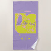 Serviette De Plage Le Lecteur de Lola (Devant)