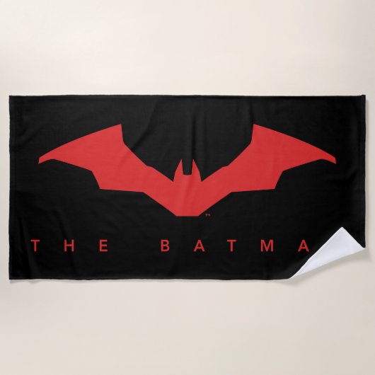 Serviette De Plage Le logo Batman Bat (Devant)