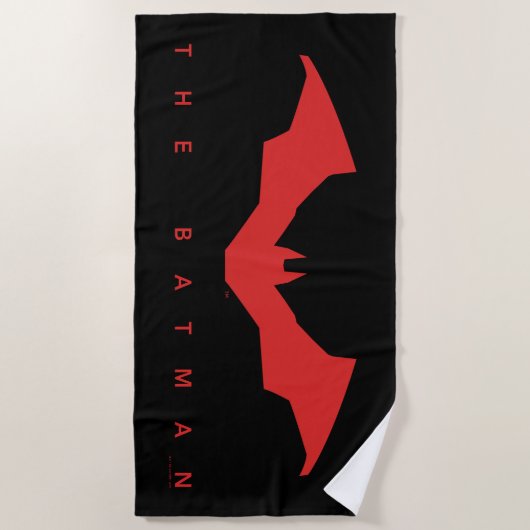 Serviette De Plage Le logo Batman Bat (Devant)