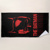 Serviette De Plage Le logo de la capuche de Batman (Devant)