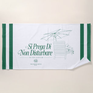 Serviette De Plage Le Lotus Blanc Ne Disturbe Pas