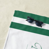 Serviette De Plage Le Lotus Blanc Ne Disturbe Pas (En situation)