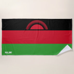 Serviette De Plage Le Malawi Drapeau Splendid Patriotic
