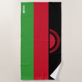 Serviette De Plage Le Malawi Drapeau Splendid Patriotic (Devant)
