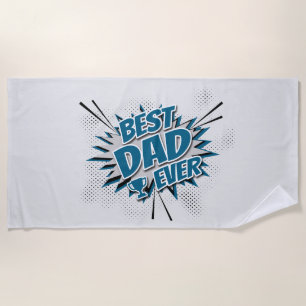 Serviette De Plage Le meilleur papa jamais