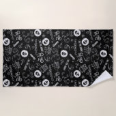 Serviette De Plage Le Motif des icônes de Goonies (Devant)