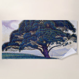 Serviette De Plage Le Pin Bonaventure, Peinture à l'huile, Paul Signa