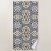Serviette De Plage Le Pouls d'un Rêve Fractal (Devant)