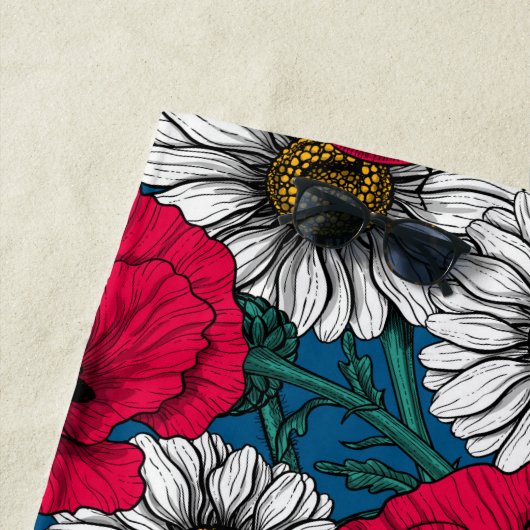 Serviette De Plage Le pré (En situation)