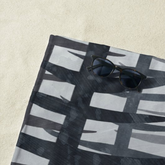 Serviette De Plage Le renard et la forêt (En situation)