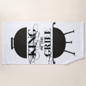 Serviette De Plage Le Roi Du Grill (Devant)