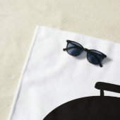 Serviette De Plage Le Roi Du Grill (En situation)